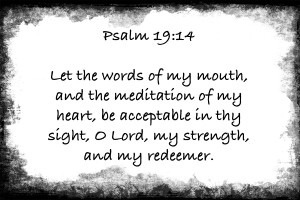 Psalm 19 14 6WB